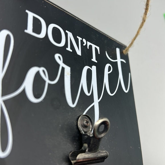 Black Wall Organizer with Hooks - Picture 8 of 9